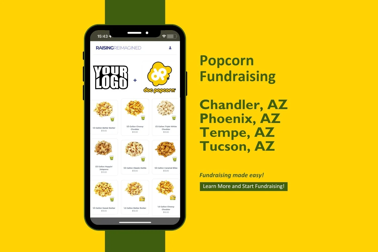 Exciting News: Doc Popcorn Fundraising Now Live at All Arizona Locations on Raising Reimagined!